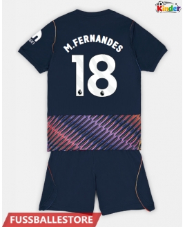 Günstige Tottenham Hotspur Mateus Fernandes #18 Auswärts Trikotsatzt Kinder 2026-27 Kurzarm (+ Kurze Hosen)